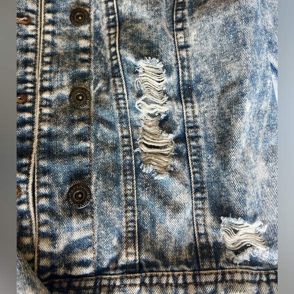 Highway Jeans Acid Wash Jacket S - Picture 3 of 9